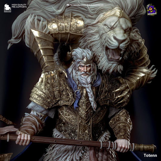 3D Printed Godfrey - Inspired of Elden Ring - Game Collectible Statue - The First Elden Lord Decor