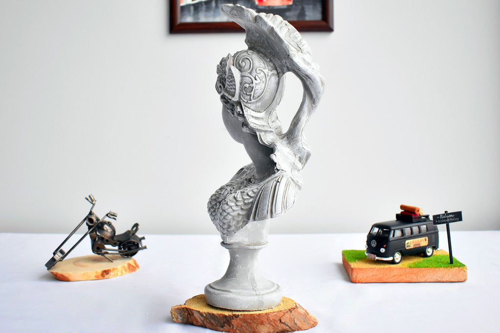 Large Athena Bust: Greek Goddess Statue, Home & Garden Decor