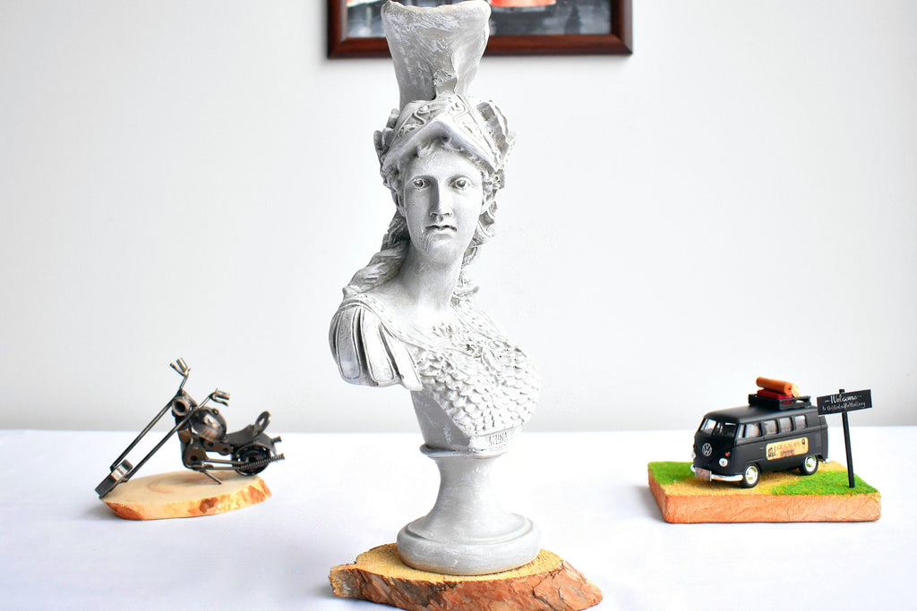 Large Athena Bust: Greek Goddess Statue, Home & Garden Decor