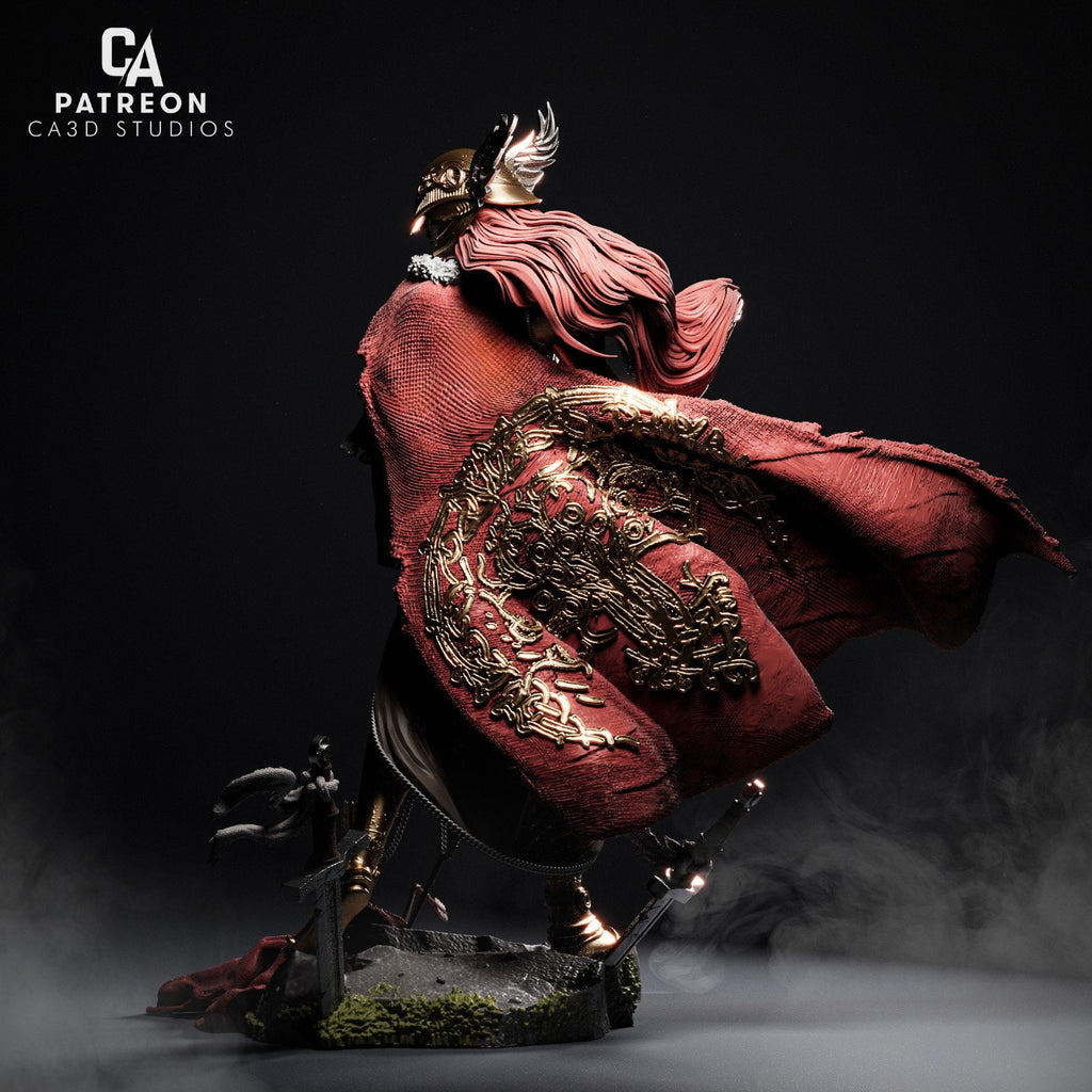 3D Printed Malenia Figurine | Elden Ring Fan Art 3D Model