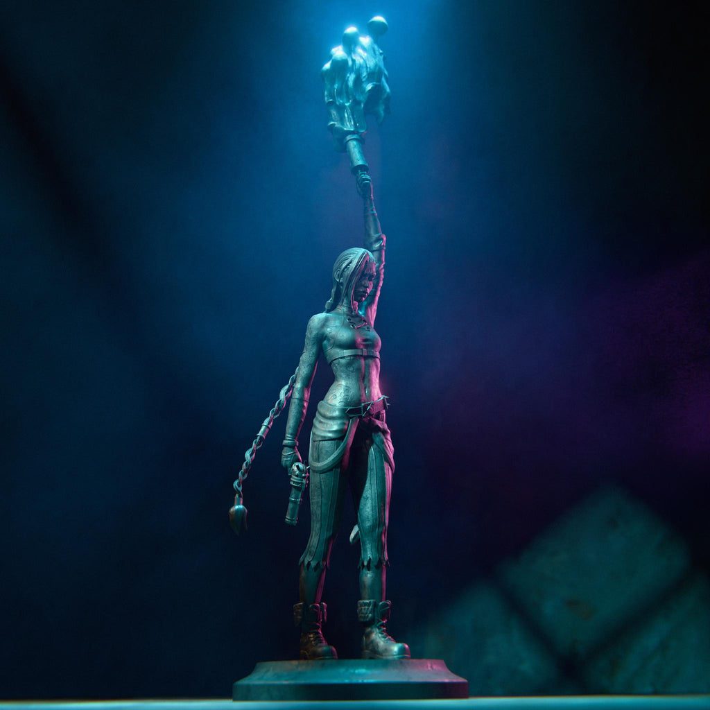 3D Printed Jinx Figurine: LoL Inspired Collectible Fan Art