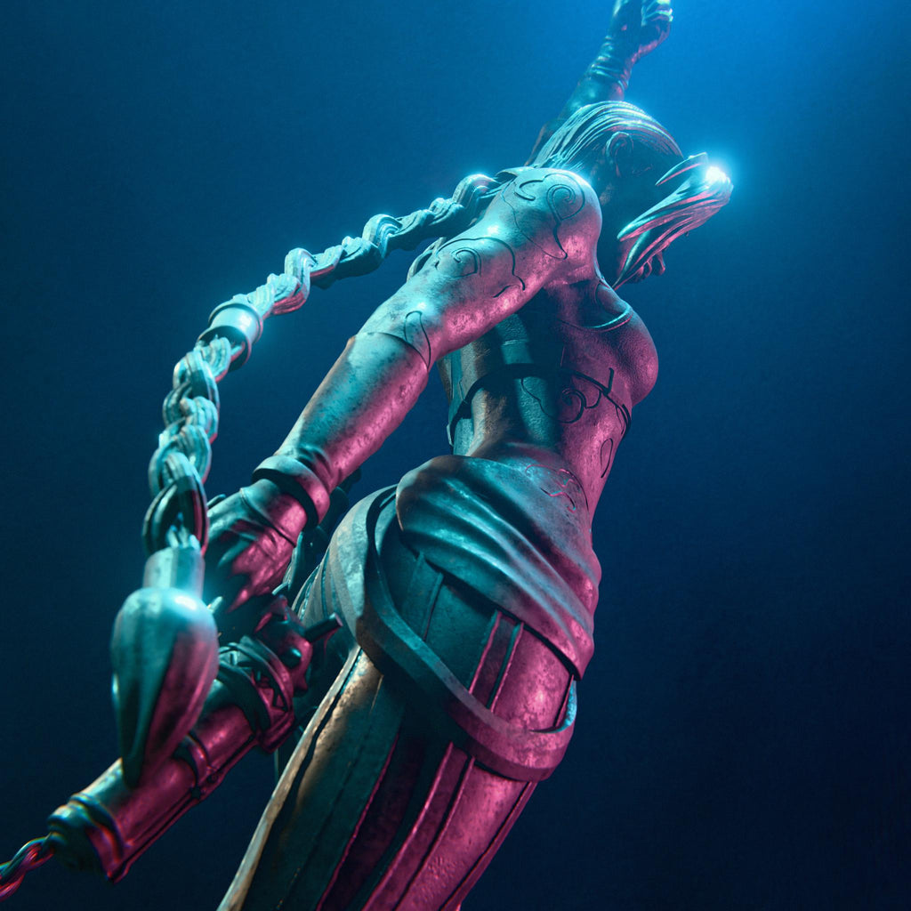 3D Printed Jinx Figurine: LoL Inspired Collectible Fan Art