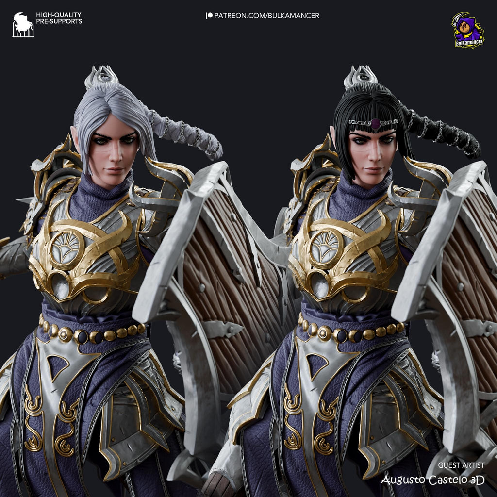 Hand-Painted Shadowheart Figurine: Baldur's Gate 3 Fan Art