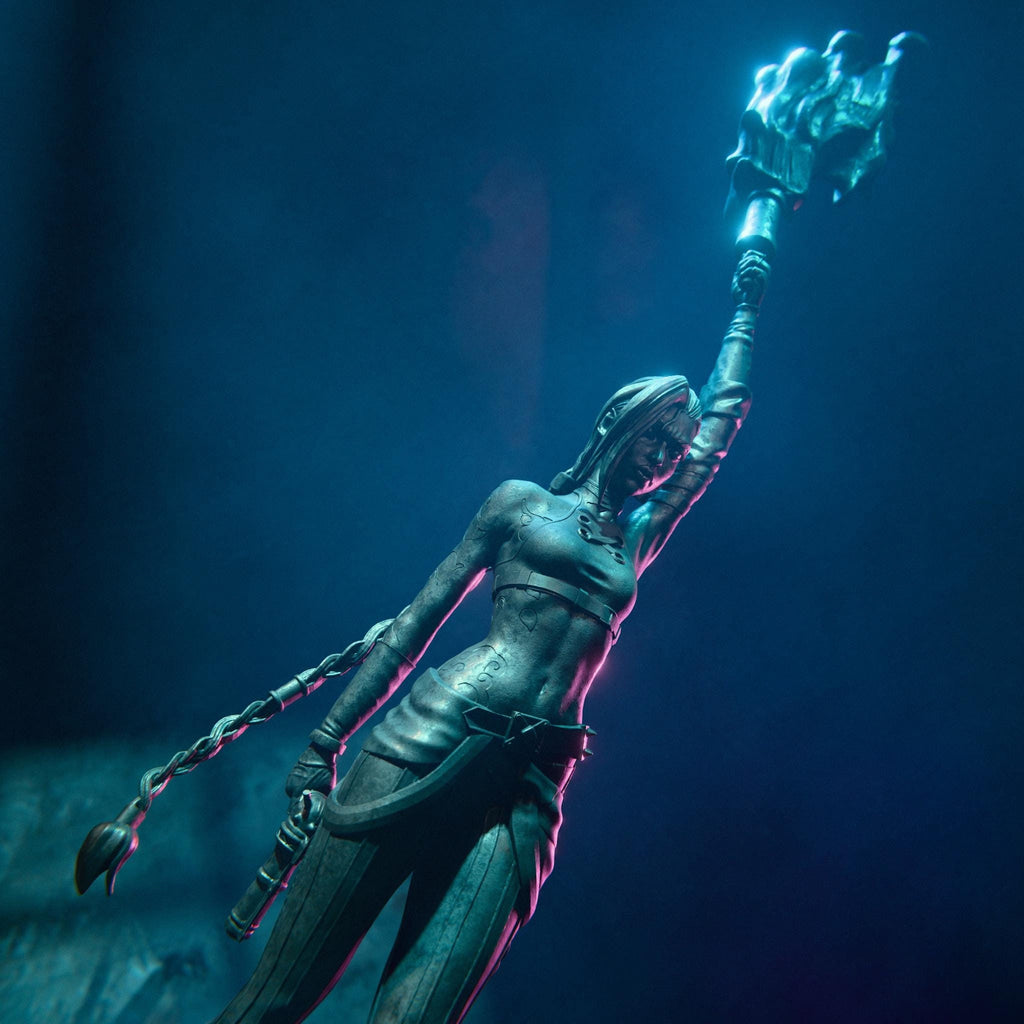 3D Printed Jinx Figurine: LoL Inspired Collectible Fan Art