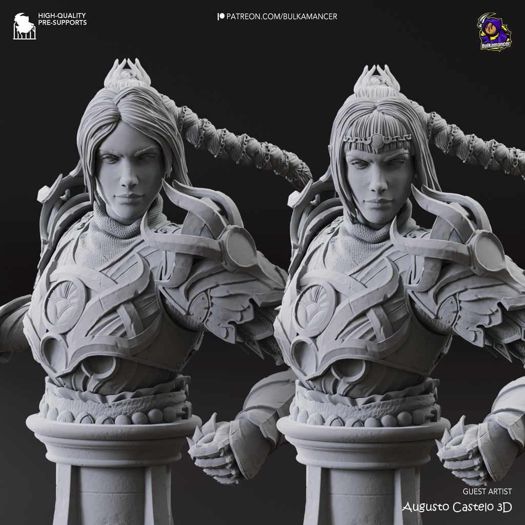 Hand-Painted Shadowheart Figurine: Baldur's Gate 3 Fan Art