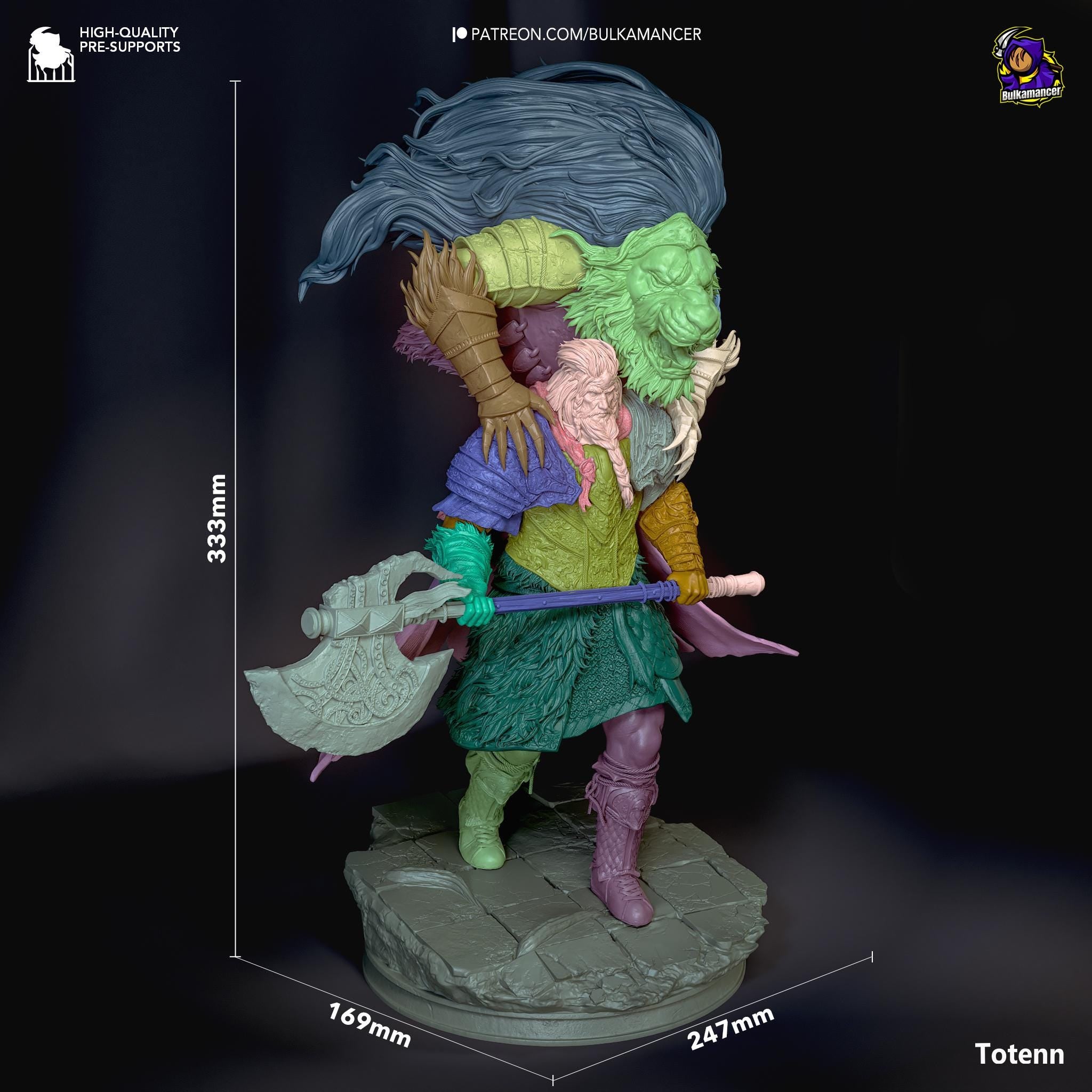 3D Printed Godfrey - Inspired of Elden Ring - Game Collectible Statue - The First Elden Lord Decor