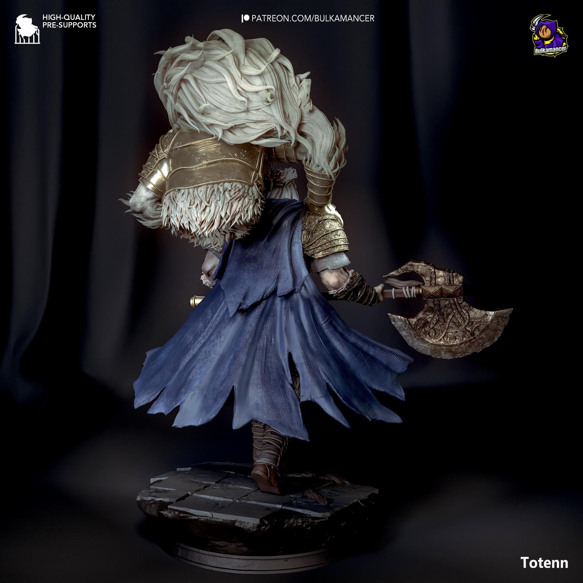 3D Printed Godfrey - Inspired of Elden Ring - Game Collectible Statue - The First Elden Lord Decor