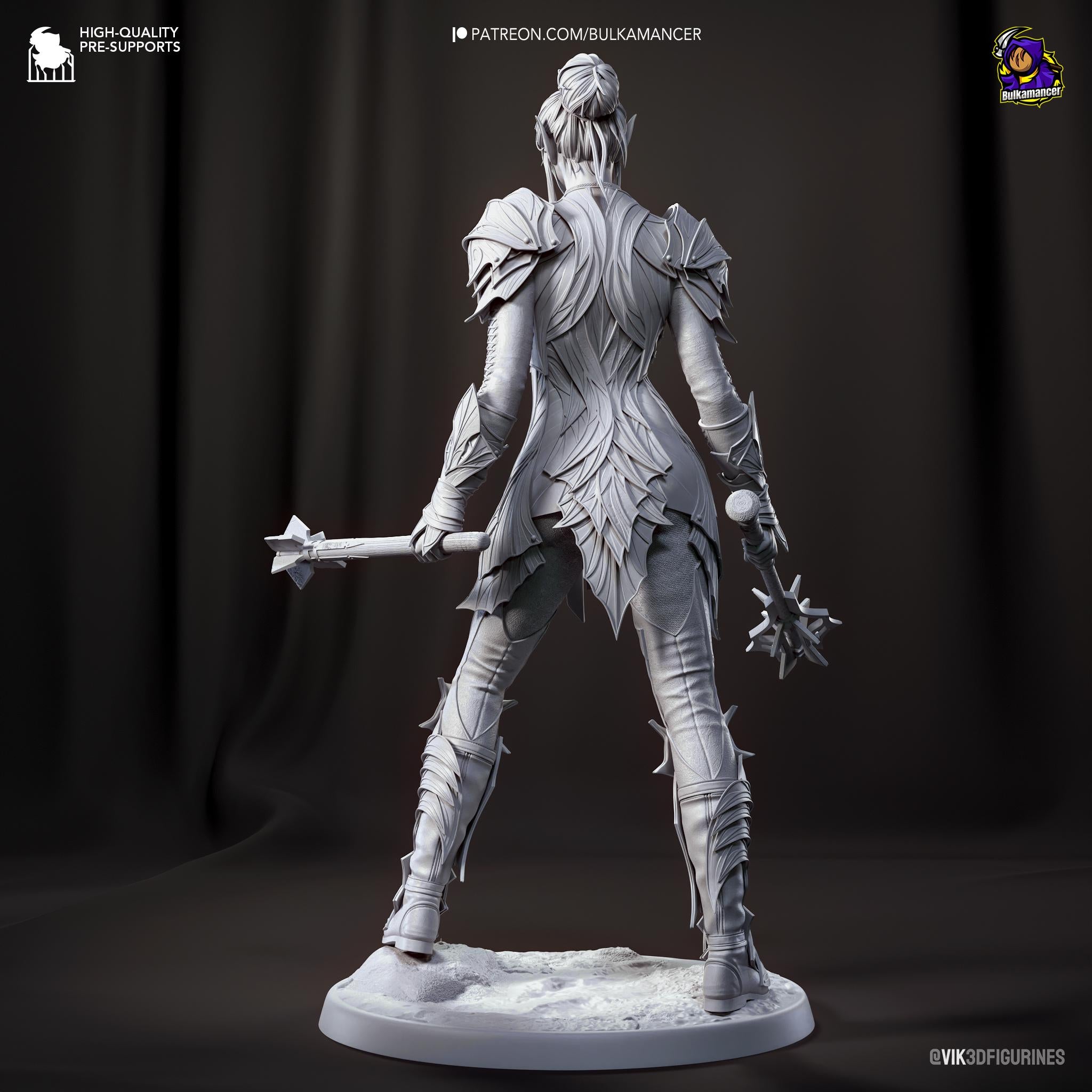 Hand-Painted Minthara Figurine: Inspired of Baldur's Gate 3 Collectible 3D Model