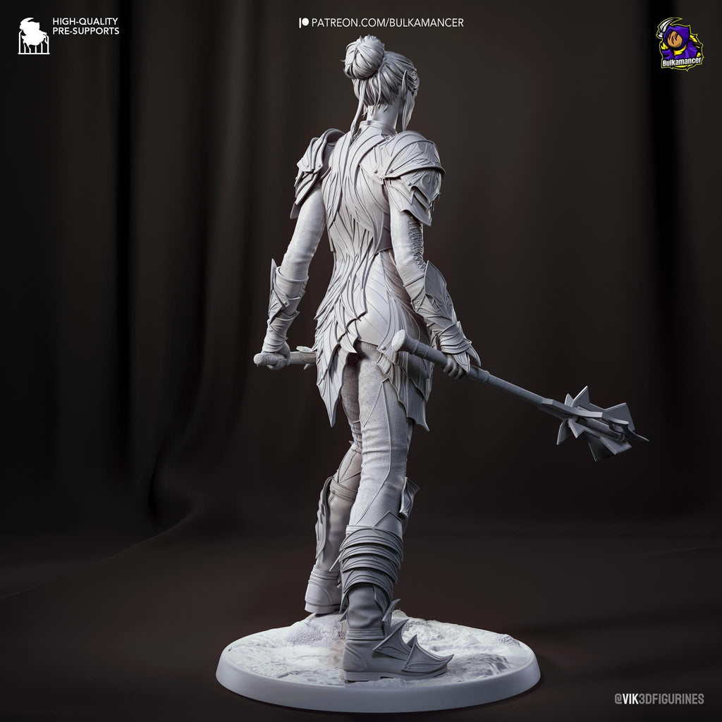 Hand-Painted Minthara Figurine: Inspired of Baldur's Gate 3 Collectible 3D Model