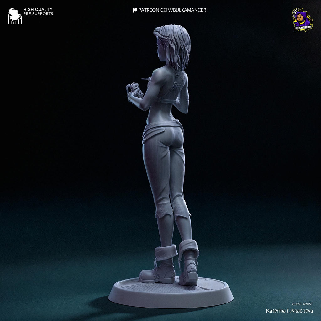 3D Printed Jinx Figurine: LoL Inspired Collectible Fan Art
