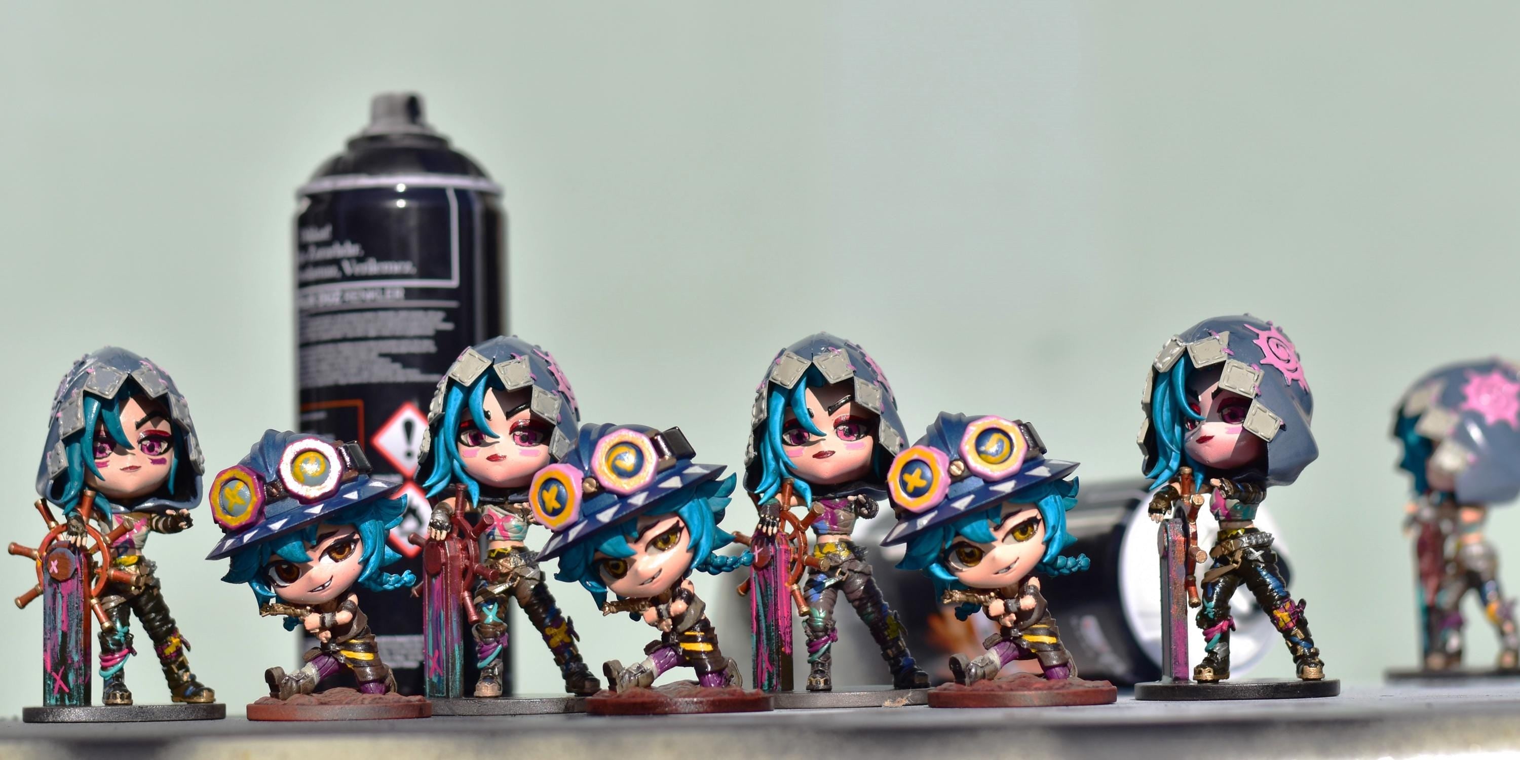 3D Printed Isha Chibi Statue: LoL Inspired Model