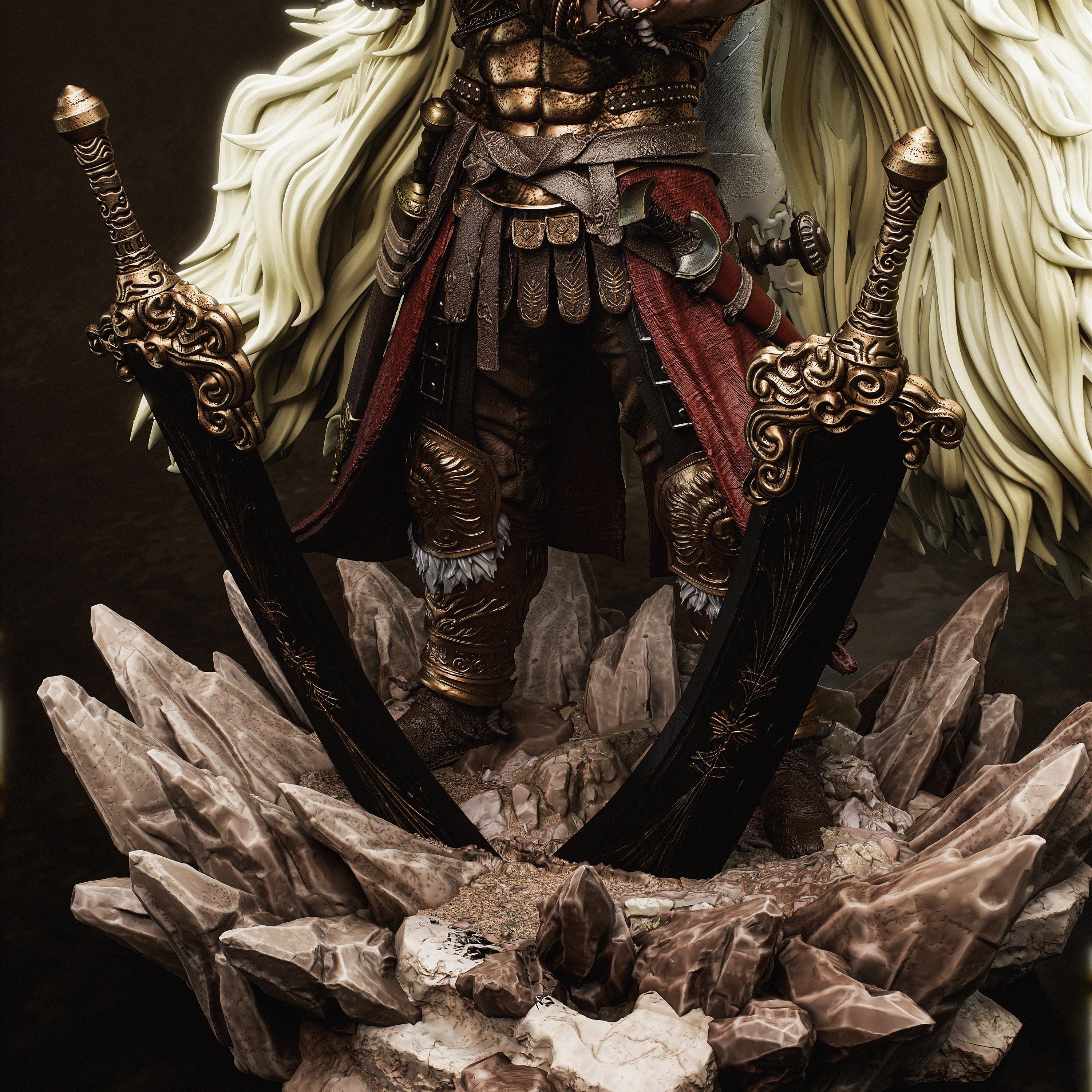 Radahn & Miquella Elden Ring Figurine: 3D Printed Resin Statue