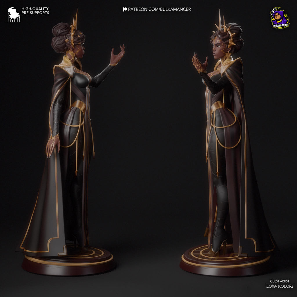 Hand-Painted Mel Figurine: 3D Printed LoL Statue