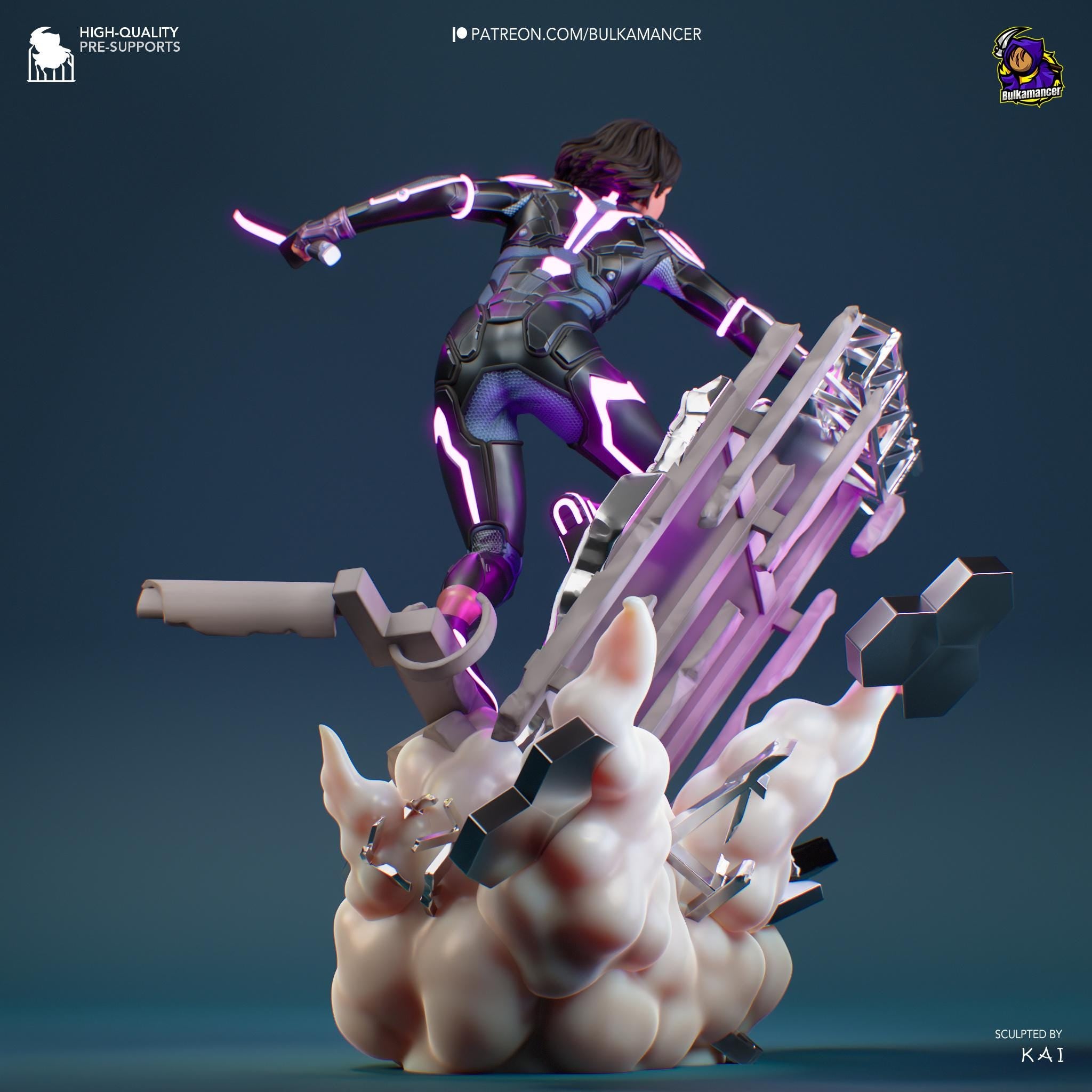 Hand-Painted Mio Resin Statue: Split Fiction Anime Figure