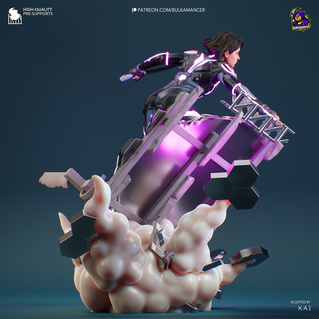 Hand-Painted Mio Resin Statue: Split Fiction Anime Figure