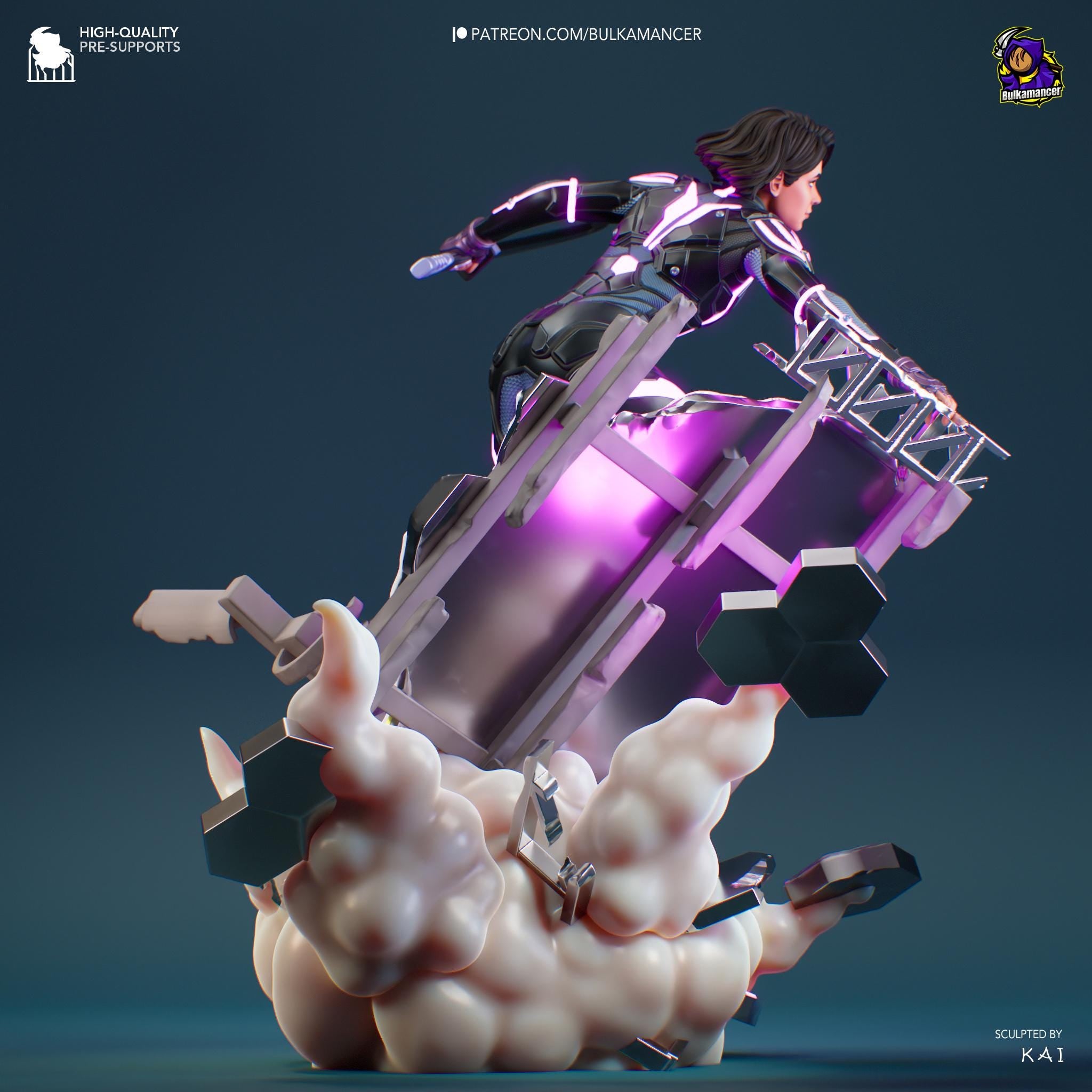 Hand-Painted Mio Resin Statue: Split Fiction Anime Figure