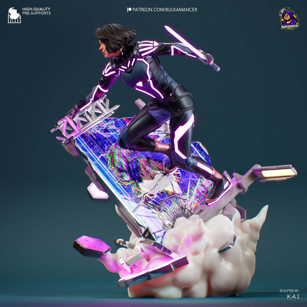 Hand-Painted Mio Resin Statue: Split Fiction Anime Figure