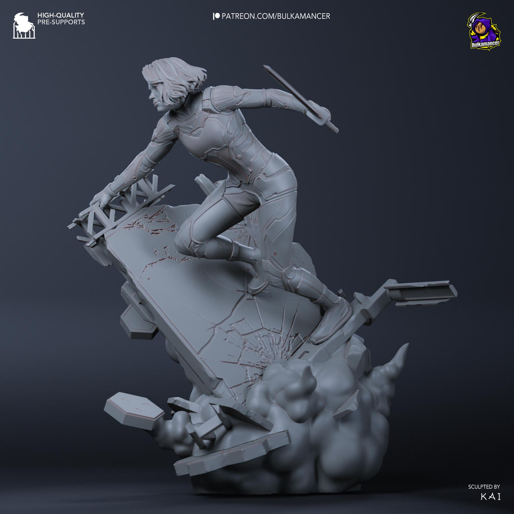 Hand-Painted Mio Resin Statue: Split Fiction Anime Figure