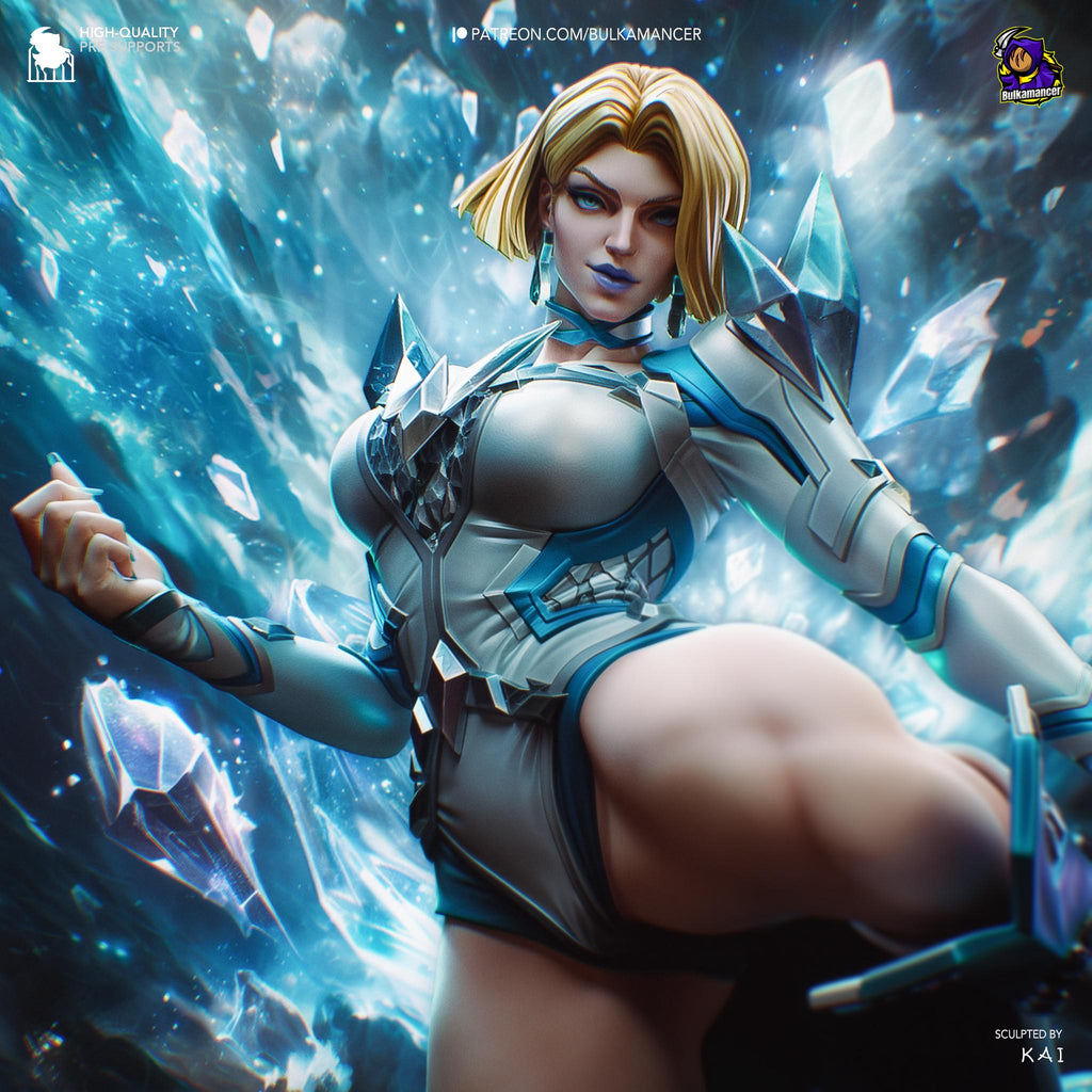 Emma Frost Statue: Hand-Painted X-Men Fan Art Resin Model