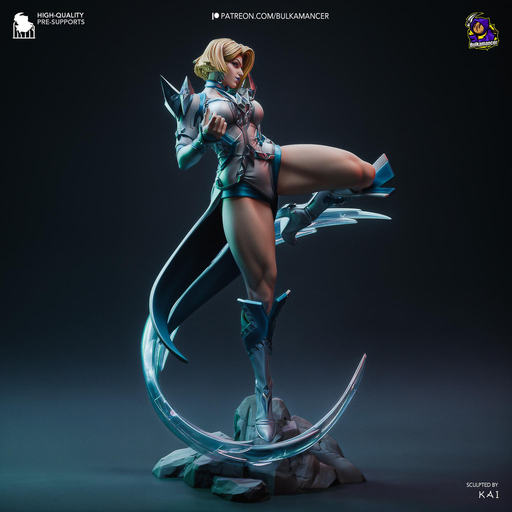 Emma Frost Statue: Hand-Painted X-Men Fan Art Resin Model