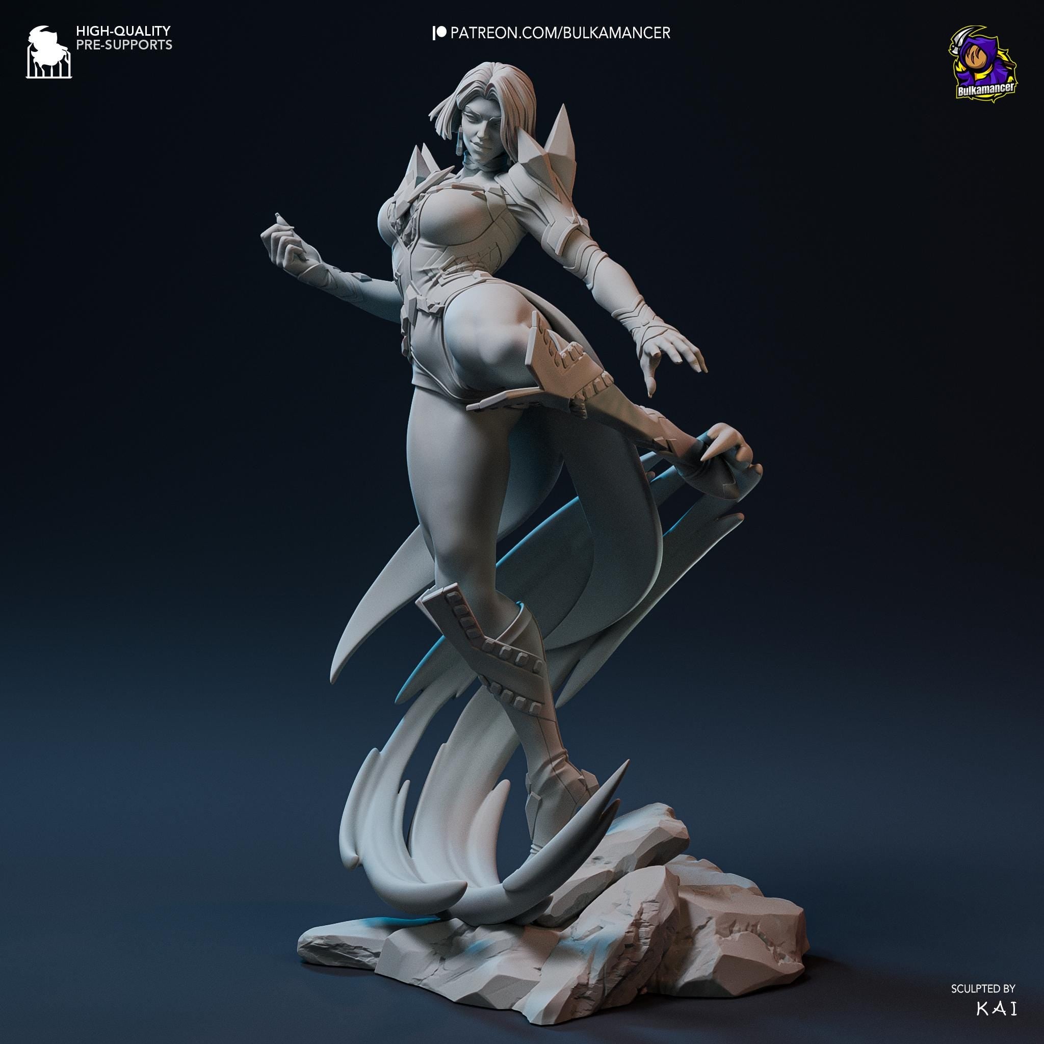 Emma Frost Statue: Hand-Painted X-Men Fan Art Resin Model