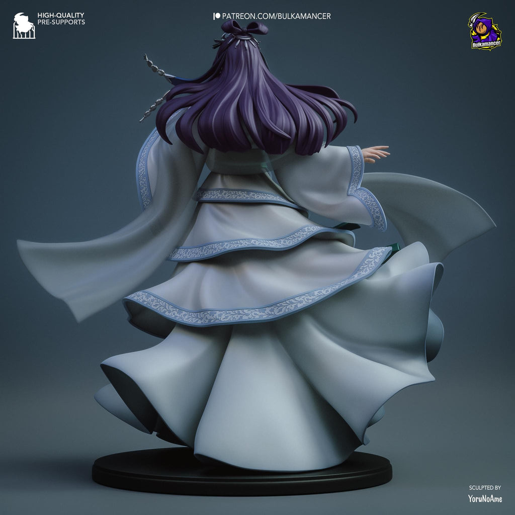 Hand-Painted Jinshi Anime Figure: 3D Printed Resin Statue