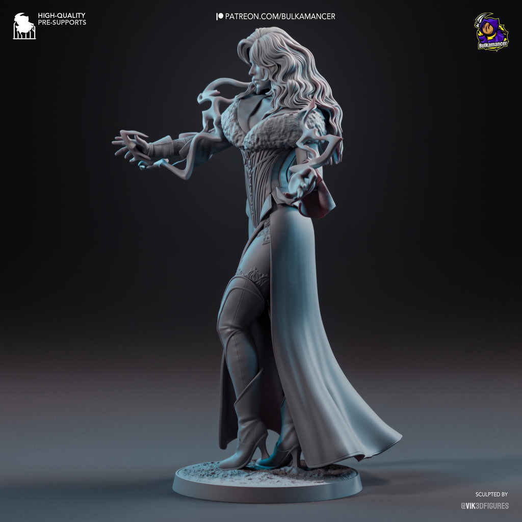 Yennefer Figure  Witcher 3 Inspired Resin Statue | 3D Printed Hand Painted Fantasy Game Collectible