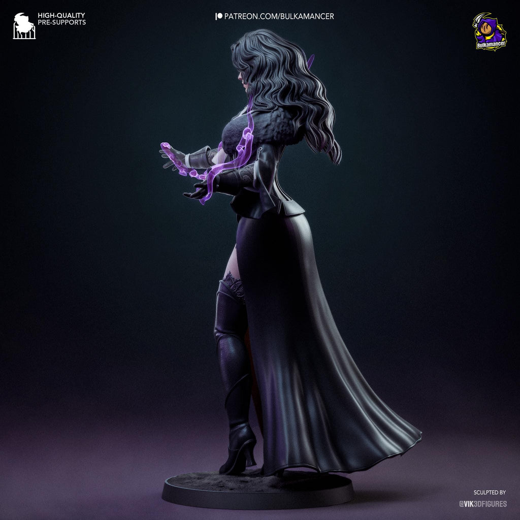 Yennefer Figure  Witcher 3 Inspired Resin Statue | 3D Printed Hand Painted Fantasy Game Collectible