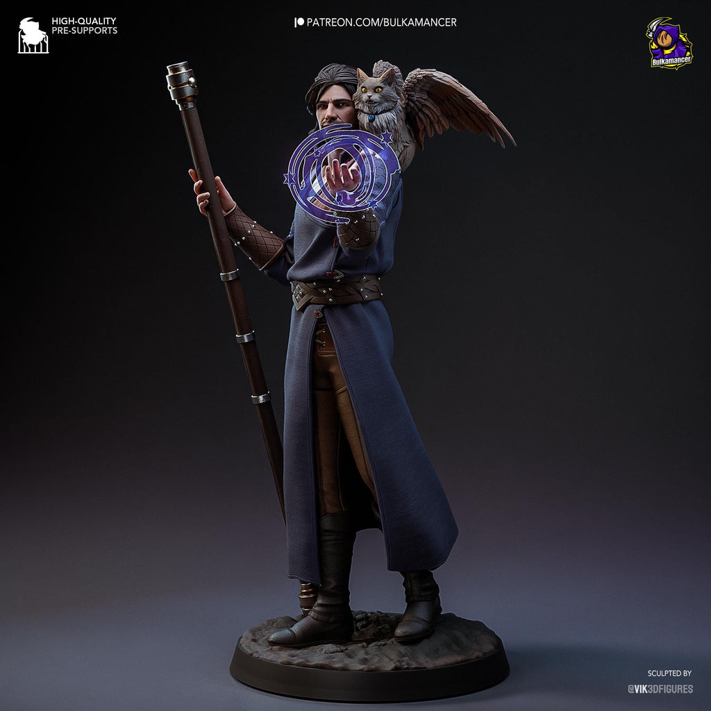 Handmade Gale Resin Statue - Inspired of  Baldur's Gate 3 D&D Wizard - Limited Edition