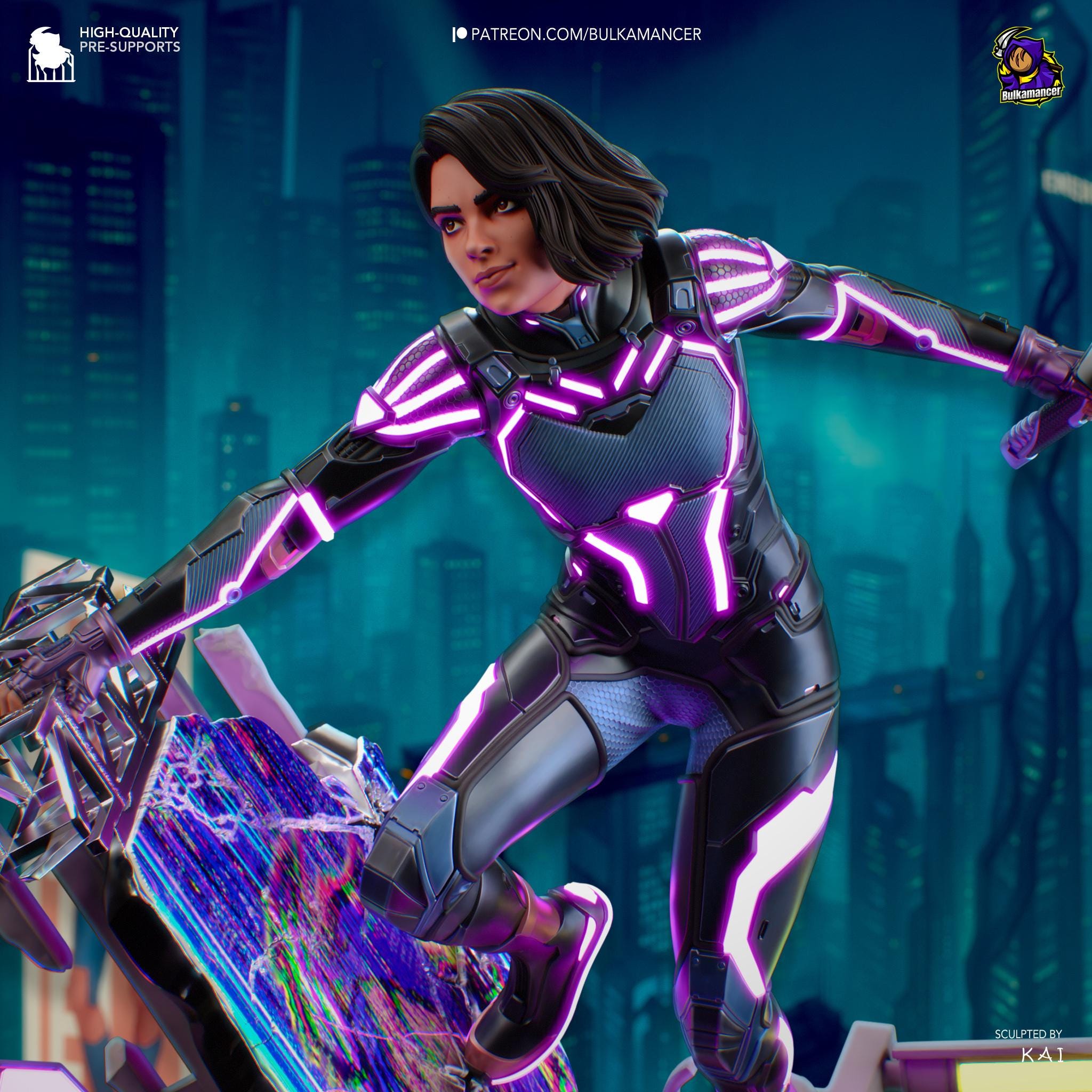 Hand-Painted Mio Resin Statue: Split Fiction Anime Figure