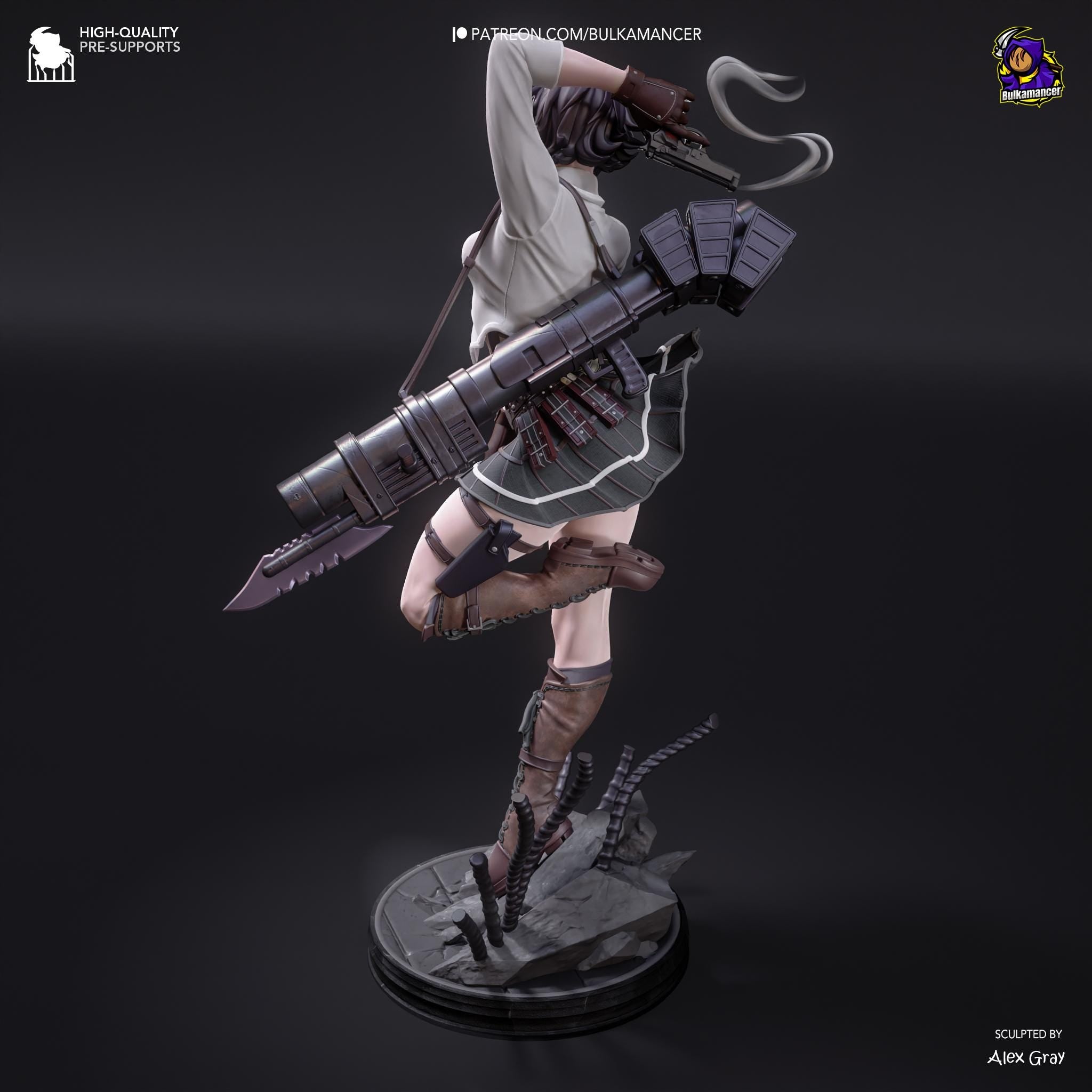 Hand-Painted Lady Statue - Devil May Cry 5 DMC - Anime Resin Figure