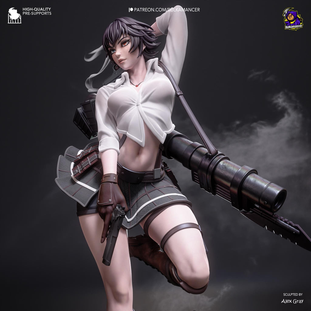 Hand-Painted Lady Statue - Devil May Cry 5 DMC - Anime Resin Figure