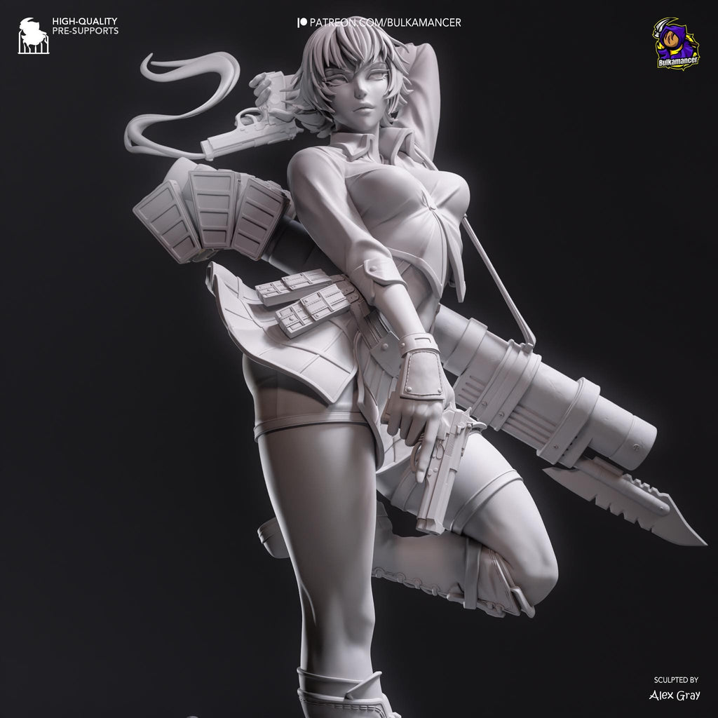 Hand-Painted Lady Statue - Devil May Cry 5 DMC - Anime Resin Figure