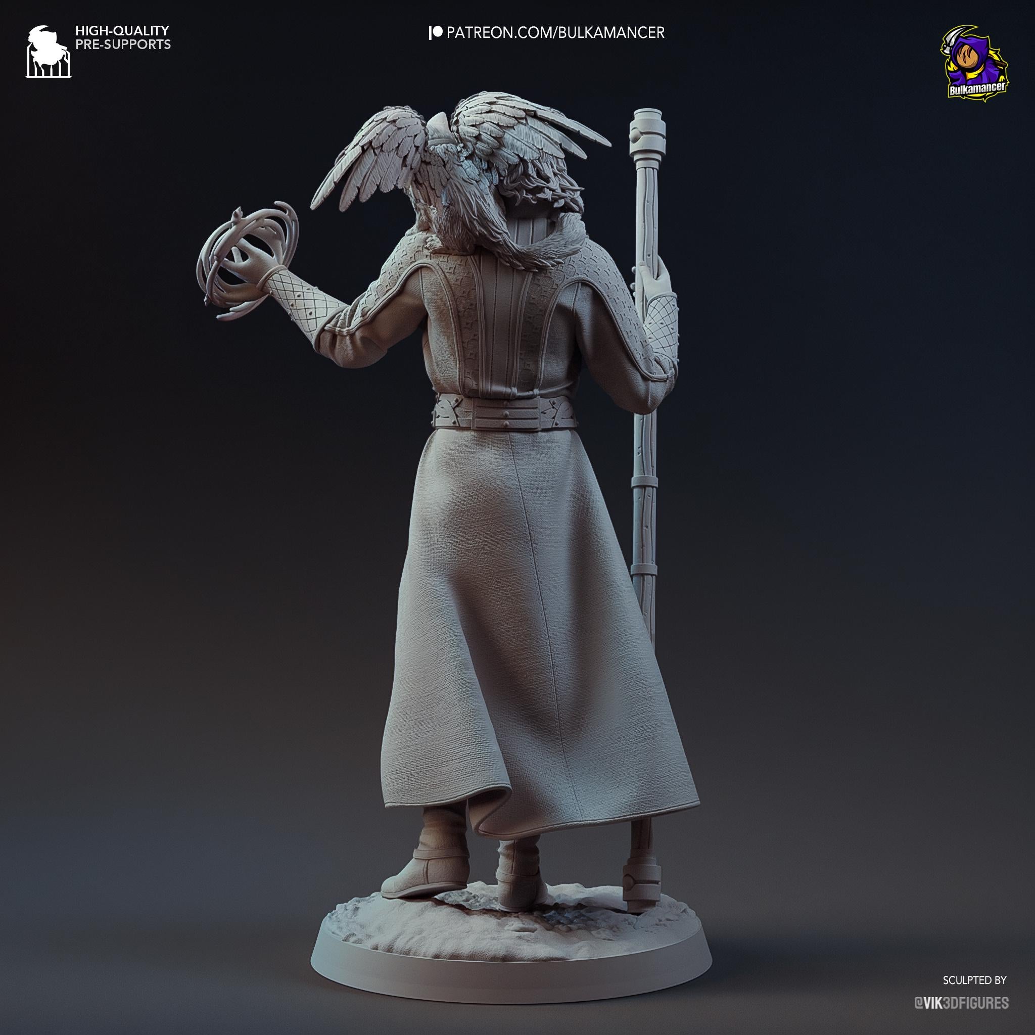 Handmade Gale Resin Statue - Inspired of  Baldur's Gate 3 D&D Wizard - Limited Edition