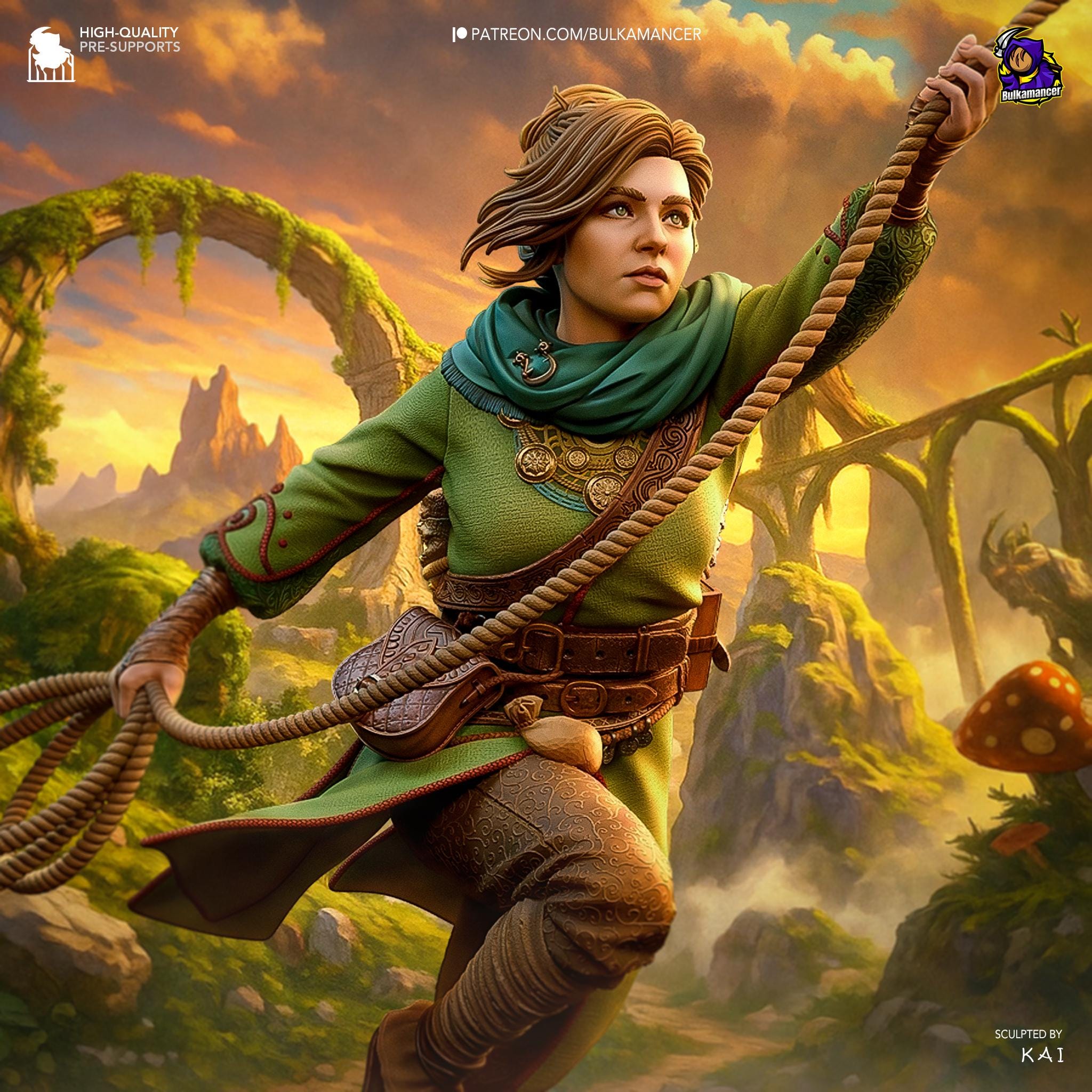 Hand-Painted Resin Zoe & Mio Diorama: Inspired of Split Fiction Diorama Figures