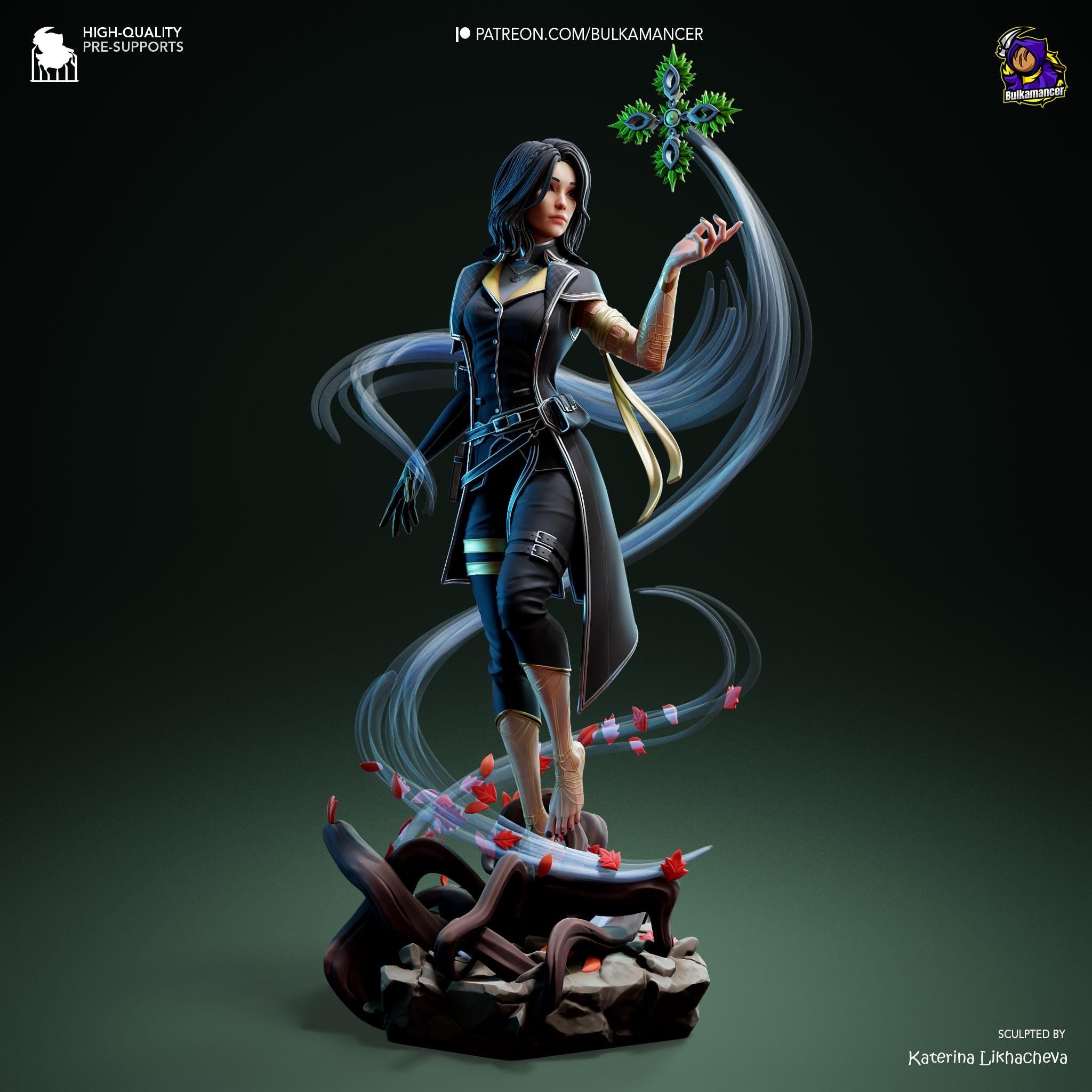 Hand-Painted Lune Resin Statue: Clair Obscur Game Collectible, Limited Edition