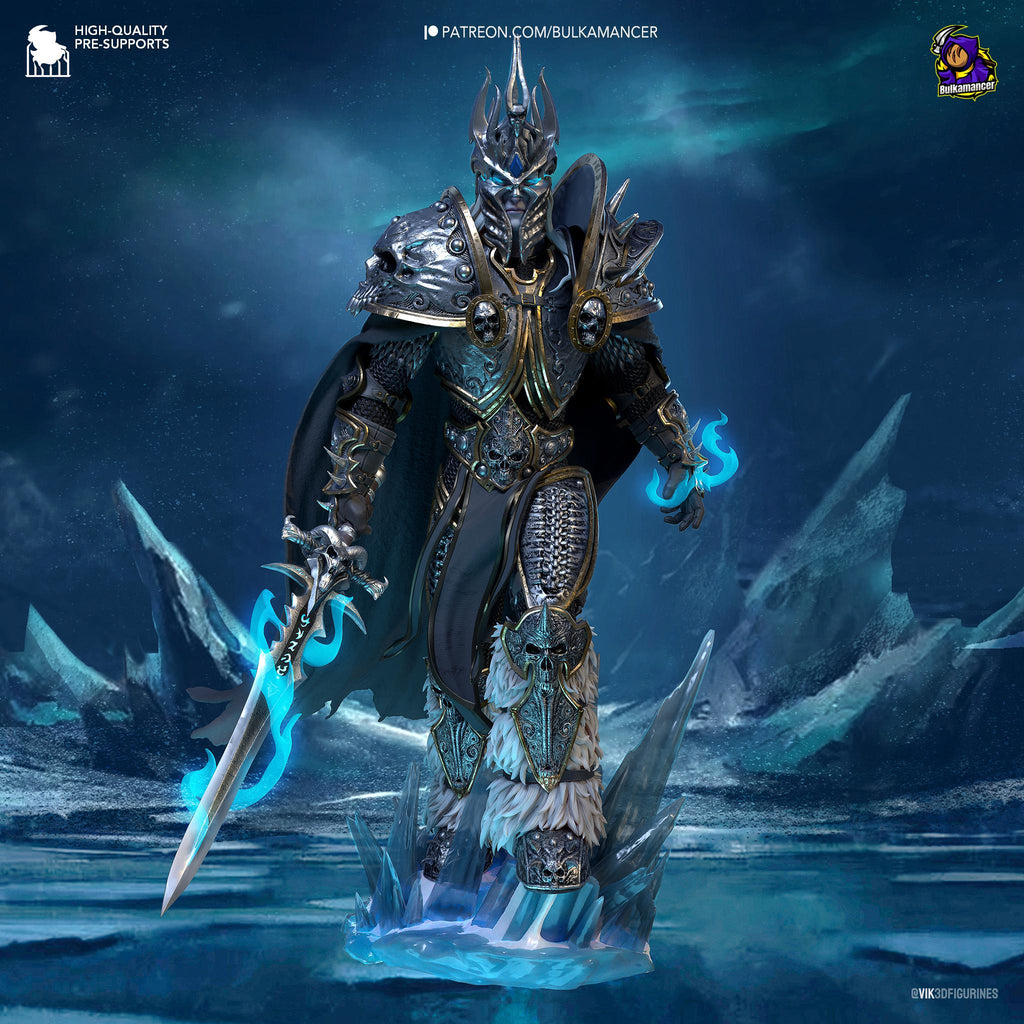 Arthas Menethil Statue: Hand-Painted Warcraft Fan Art - Limited Edition 1/4 Scale