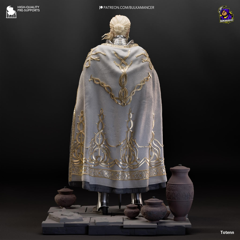 Needle Knight Leda Statue: Hand-Painted Elden Ring Resin Collectible - 1/4 Scale