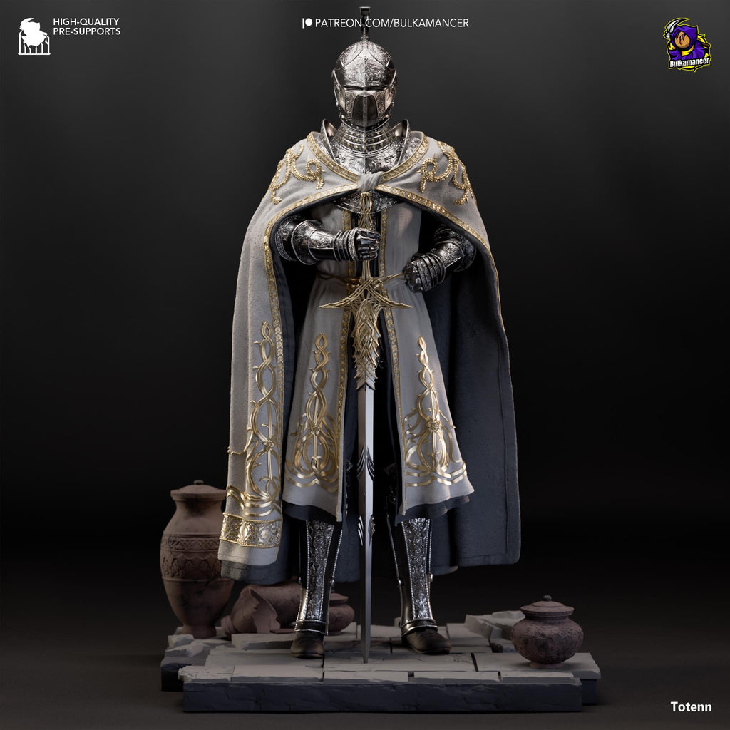 Needle Knight Leda Statue: Hand-Painted Elden Ring Resin Collectible - 1/4 Scale