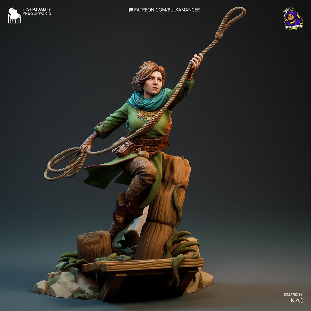 Hand-Painted Resin Zoe & Mio Diorama: Inspired of Split Fiction Diorama Figures