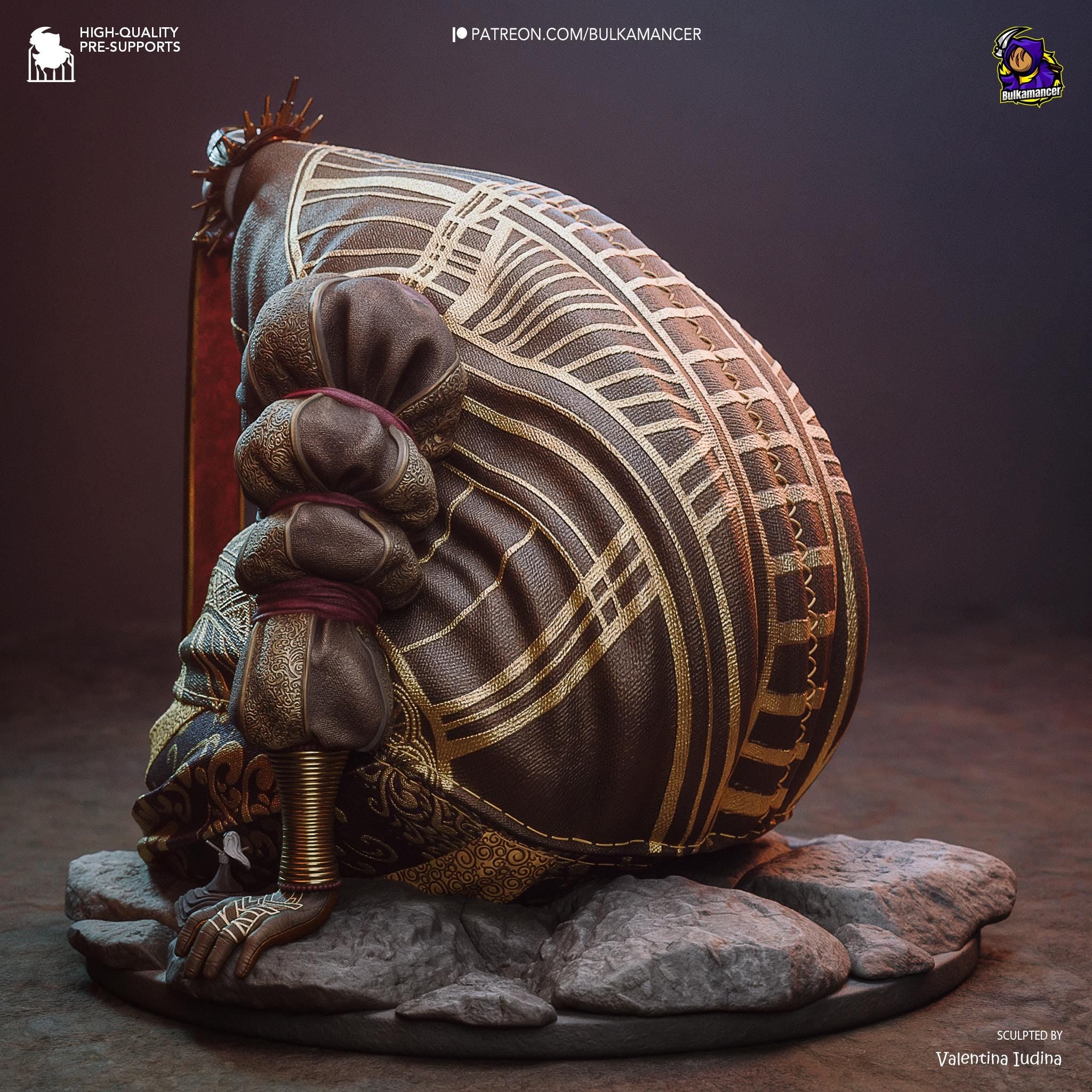 Esquie Inspired Fan Made Collectible / Dark Fantasy Resin Statue / Hand Painted Limited Edition Figurine