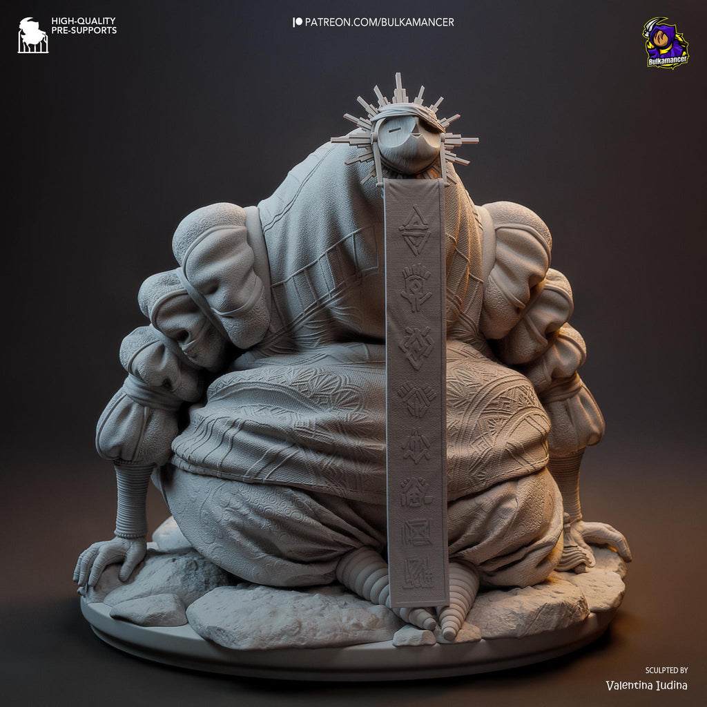 Esquie Inspired Fan Made Collectible / Dark Fantasy Resin Statue / Hand Painted Limited Edition Figurine