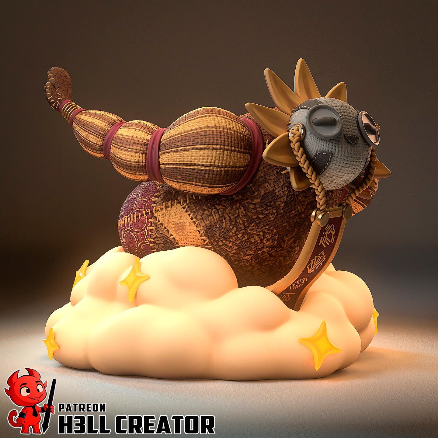 Handmade Esquie Chibi Figurine: Fan-Made Resin Statue