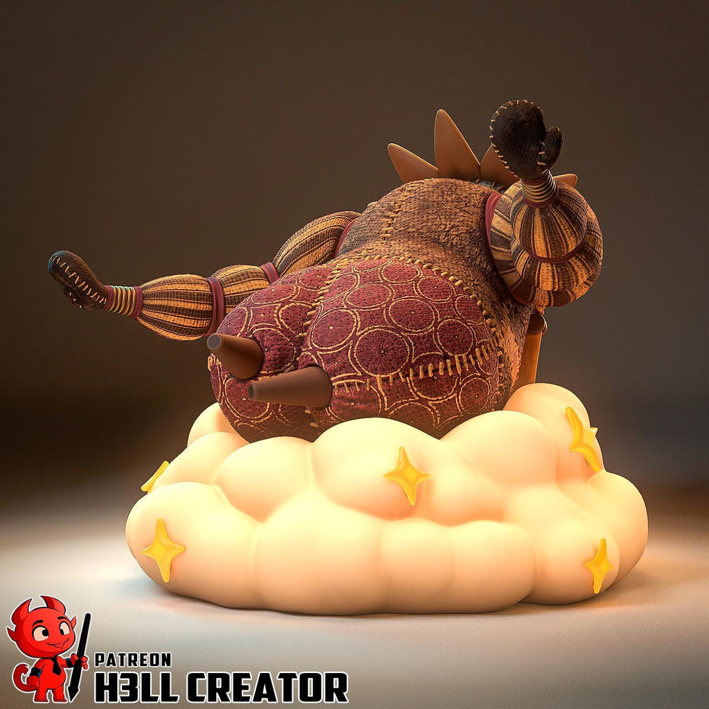 Handmade Esquie Chibi Figurine: Fan-Made Resin Statue