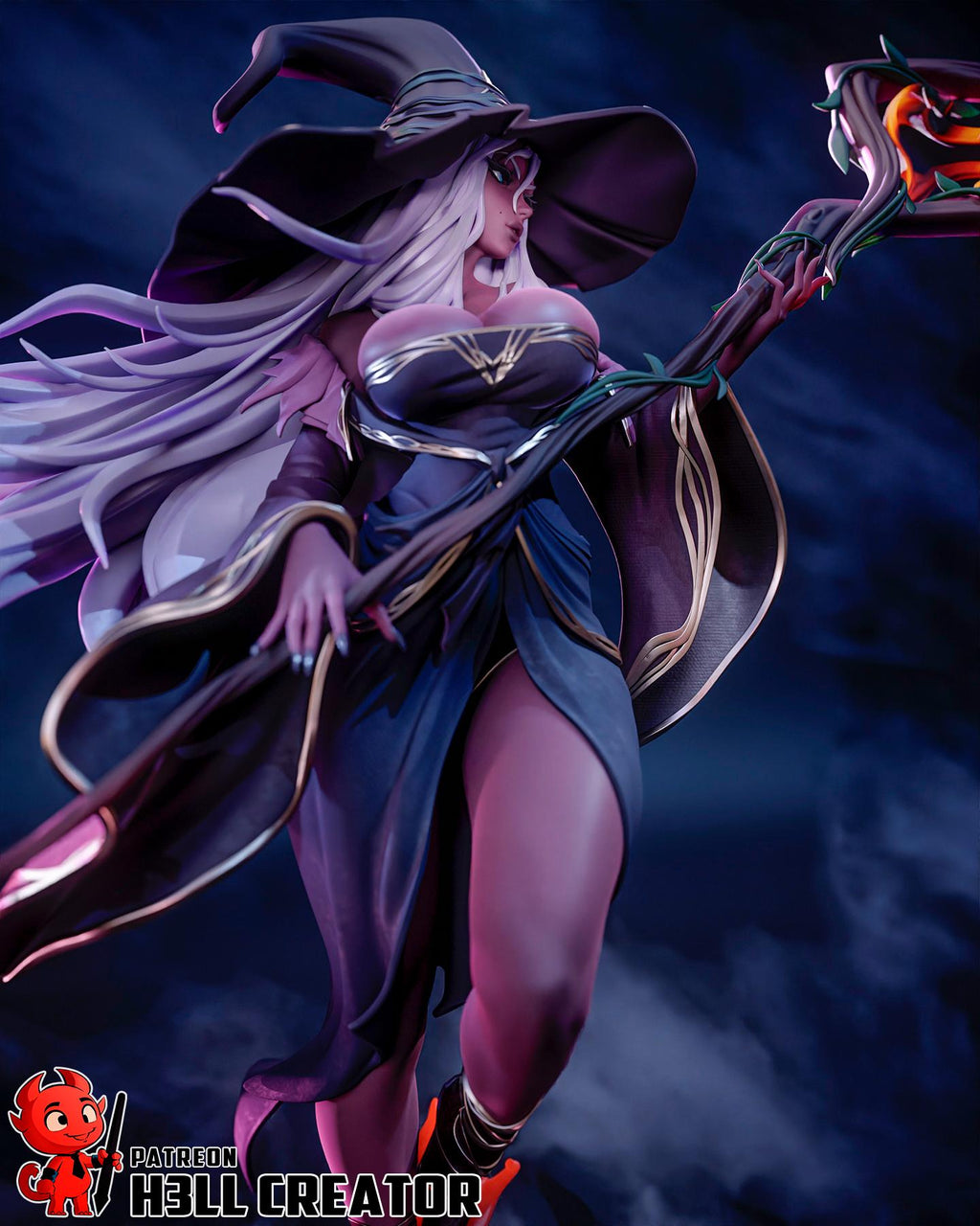 Recluse Figure / Inspired of Elden Ring / Hand Painted & Unpainted Resin Statue / Dark Fantasy Collectible