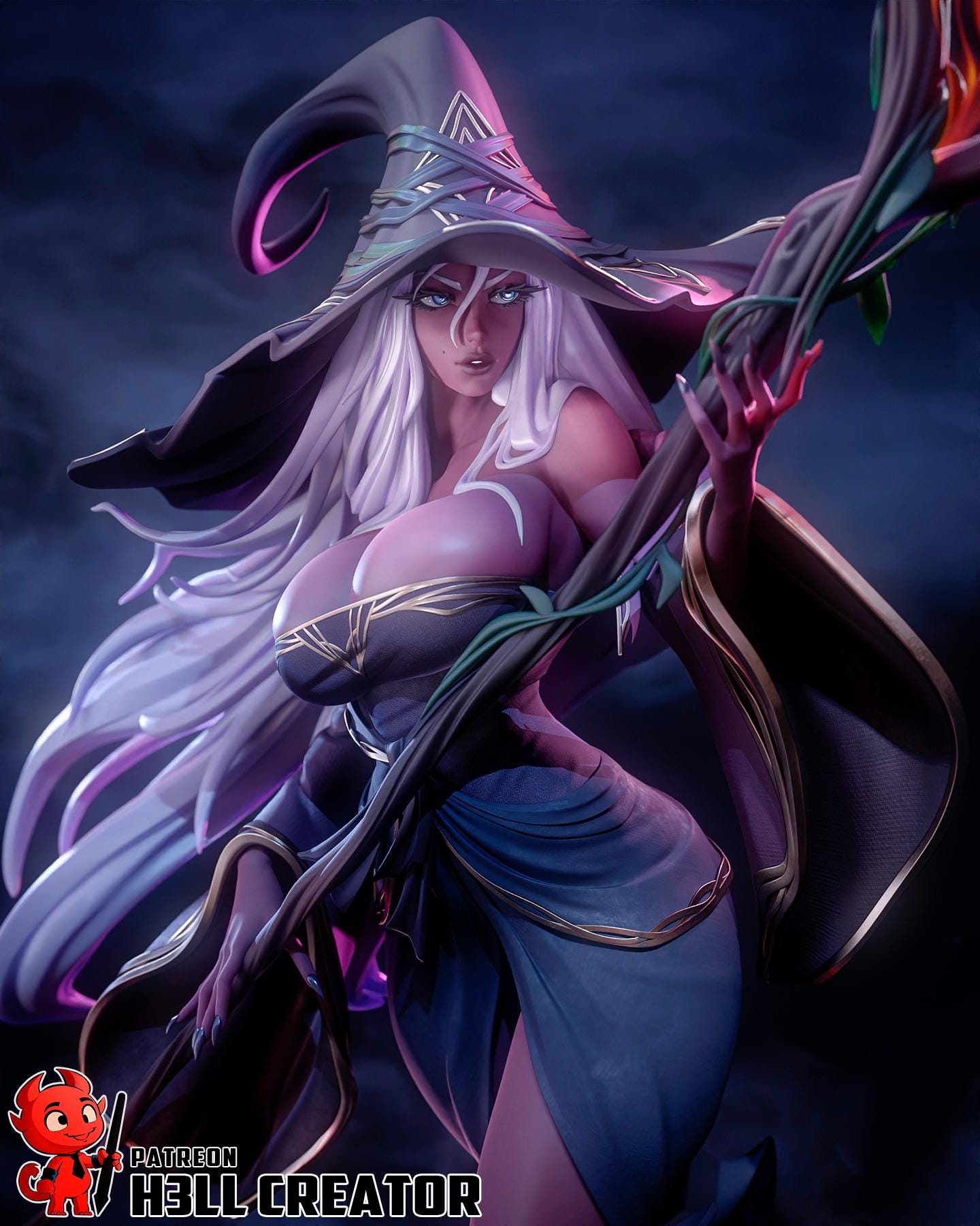 Recluse Figure / Inspired of Elden Ring / Hand Painted & Unpainted Resin Statue / Dark Fantasy Collectible