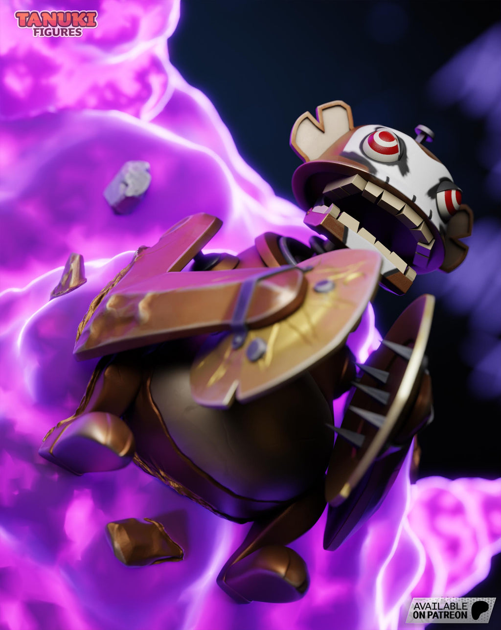 Hand-Painted Jinx Statue: LoL Fan Art, Limited Edition Resin Collectible