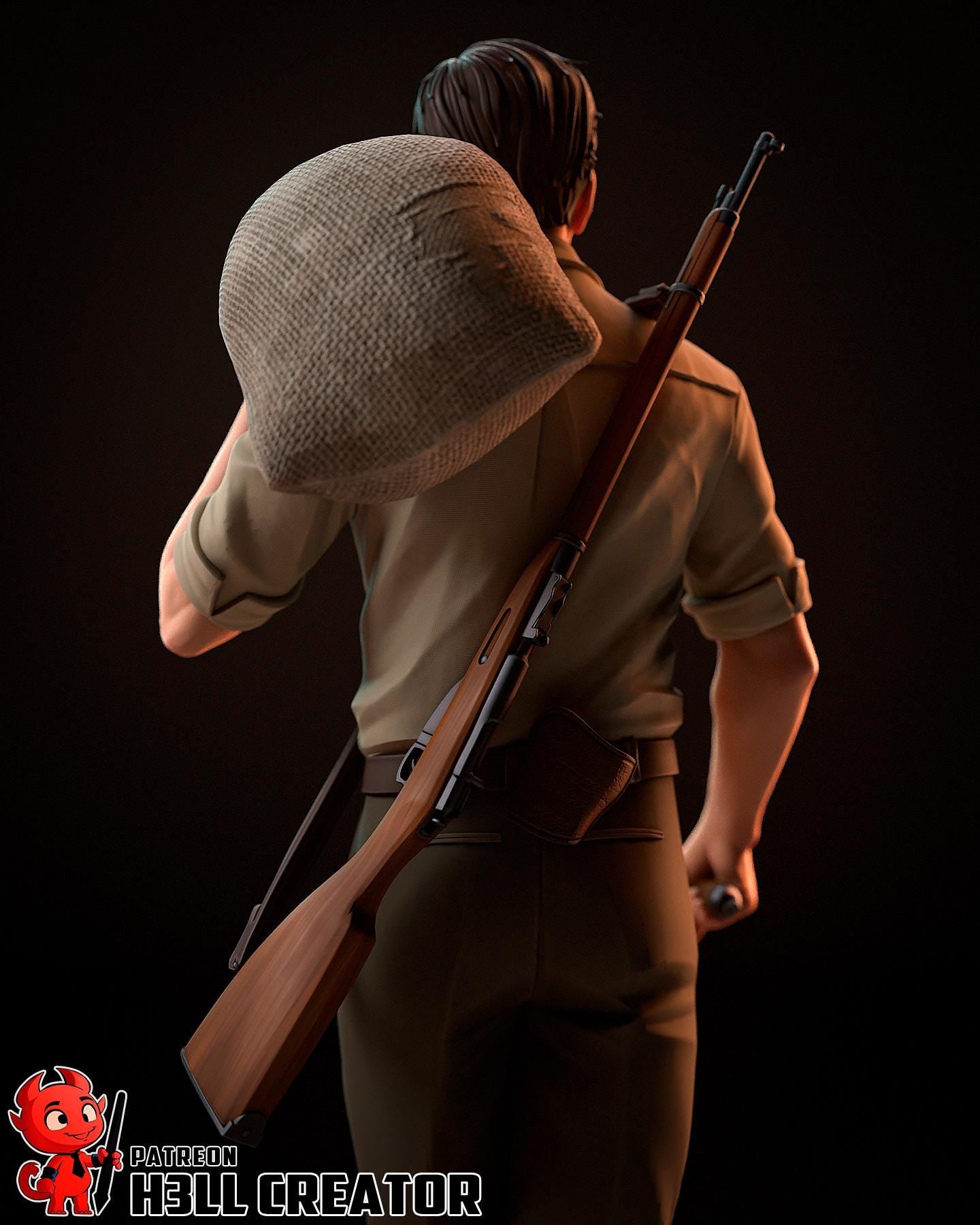 Enzo Favara: Inspired Mafia Statue, Hand-Painted Resin Figure, Gamer Room Decor