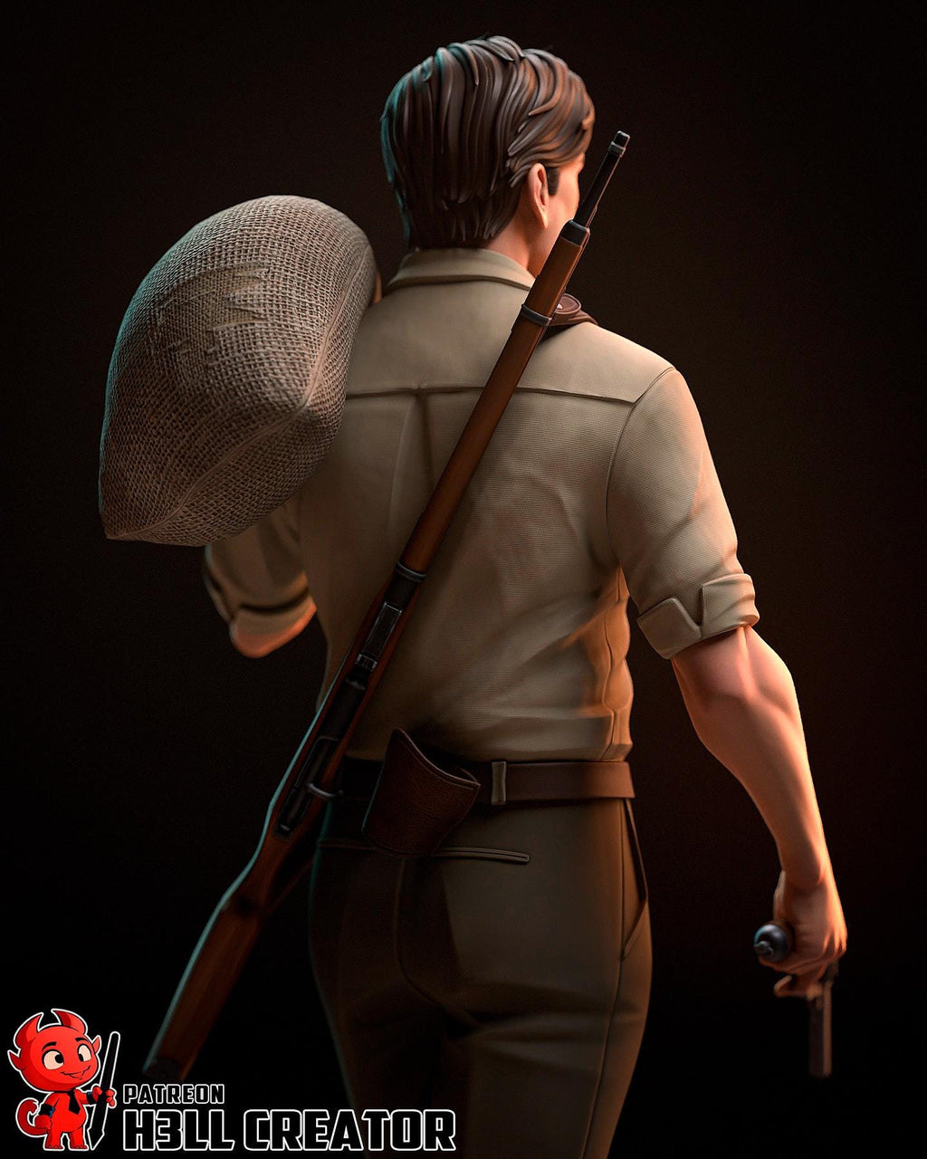 Enzo Favara: Inspired Mafia Statue, Hand-Painted Resin Figure, Gamer Room Decor