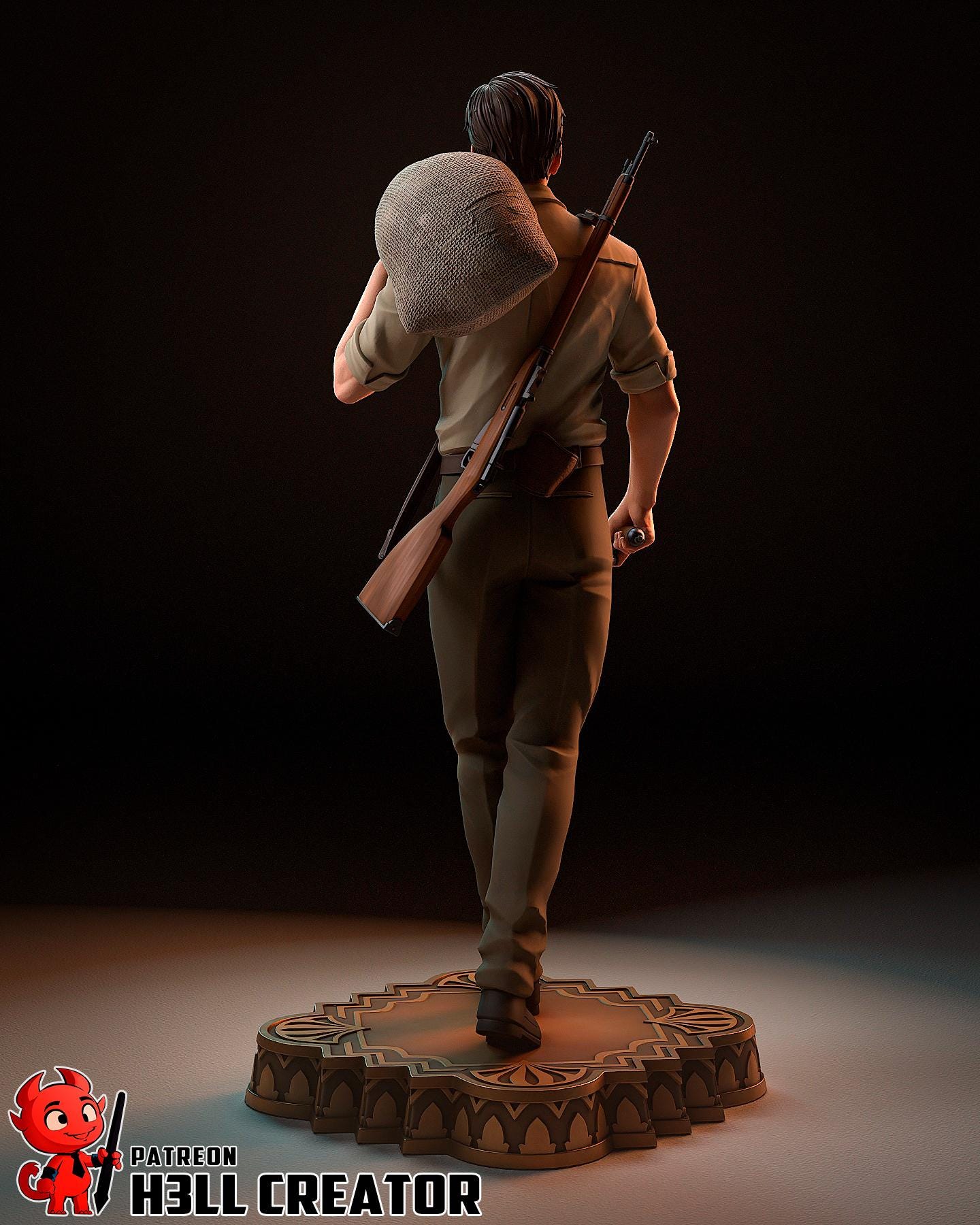 Enzo Favara: Inspired Mafia Statue, Hand-Painted Resin Figure, Gamer Room Decor